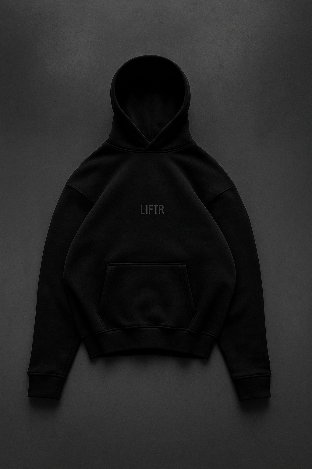LIFTR® Heavyweight Oversized Hoody – Washed Black