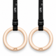 LIFTR 32mm Wooden Gymnastic Rings with Numbered Buckle Straps