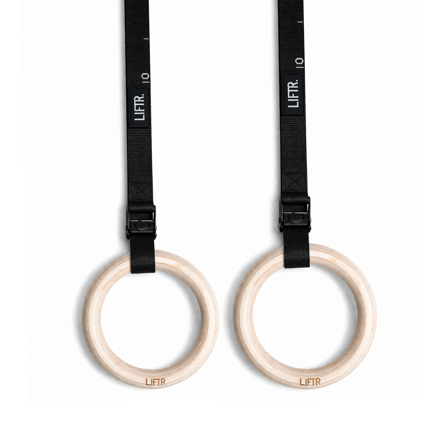 LIFTR 32mm Wooden Gymnastic Rings | Adjustable Straps & Quick-Lock  Buckles | Pull-Ups, Dips & Calisthenics Training