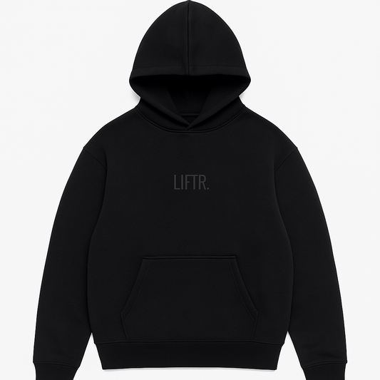 LIFTR® Heavyweight Oversized Hoody – Washed Black