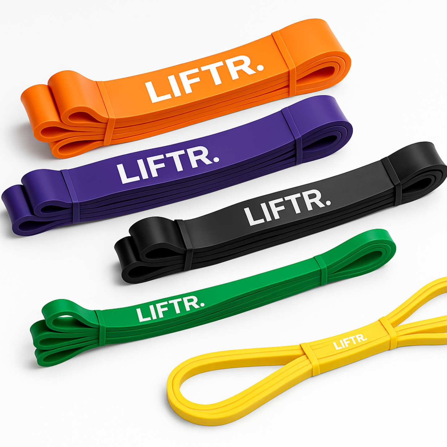 LIFTR™ Premium Resistance Bands Set – Heavy-Duty Pull-Up Assist & Strength Training Bands (5 Levels)