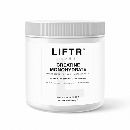 LIFTR LABS Creatine Monohydrate 500g tub — front