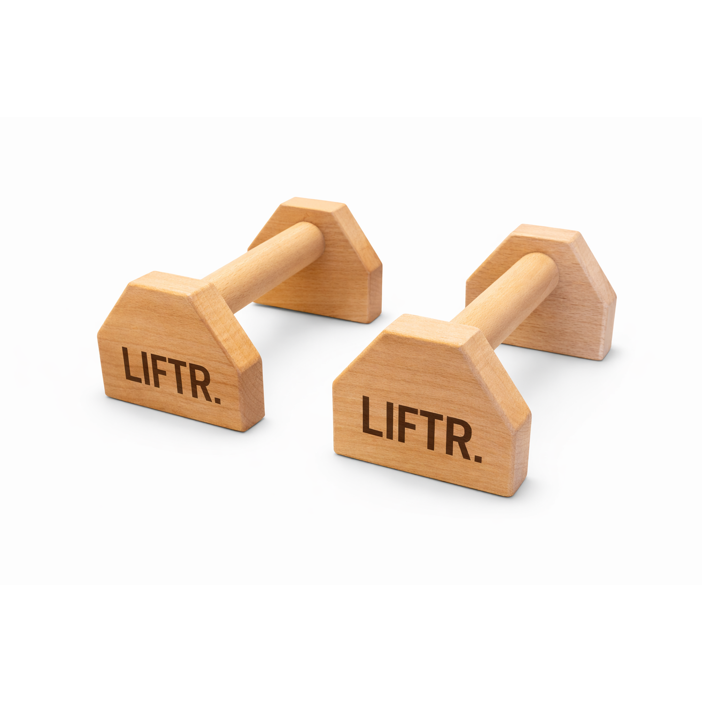 LIFTR Wooden Parallettes 25cm - studio