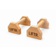 LIFTR Wooden Parallettes | 25cm | Solid Wood Handstand Bars for  Calisthenics, Push-Ups & Gymnastics Training